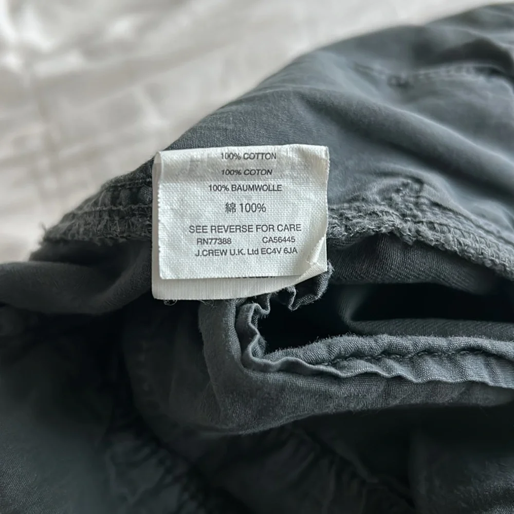 J. Crew Slim Fit Chino Pants in Charcoal - Picture 4 of 5